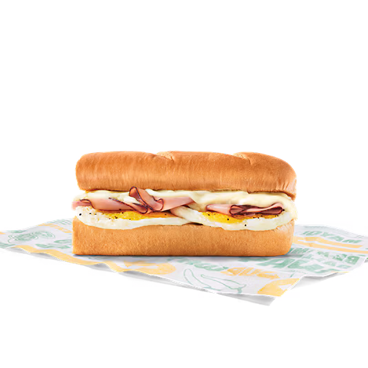 6 Black Forest Ham, Egg & Cheese
